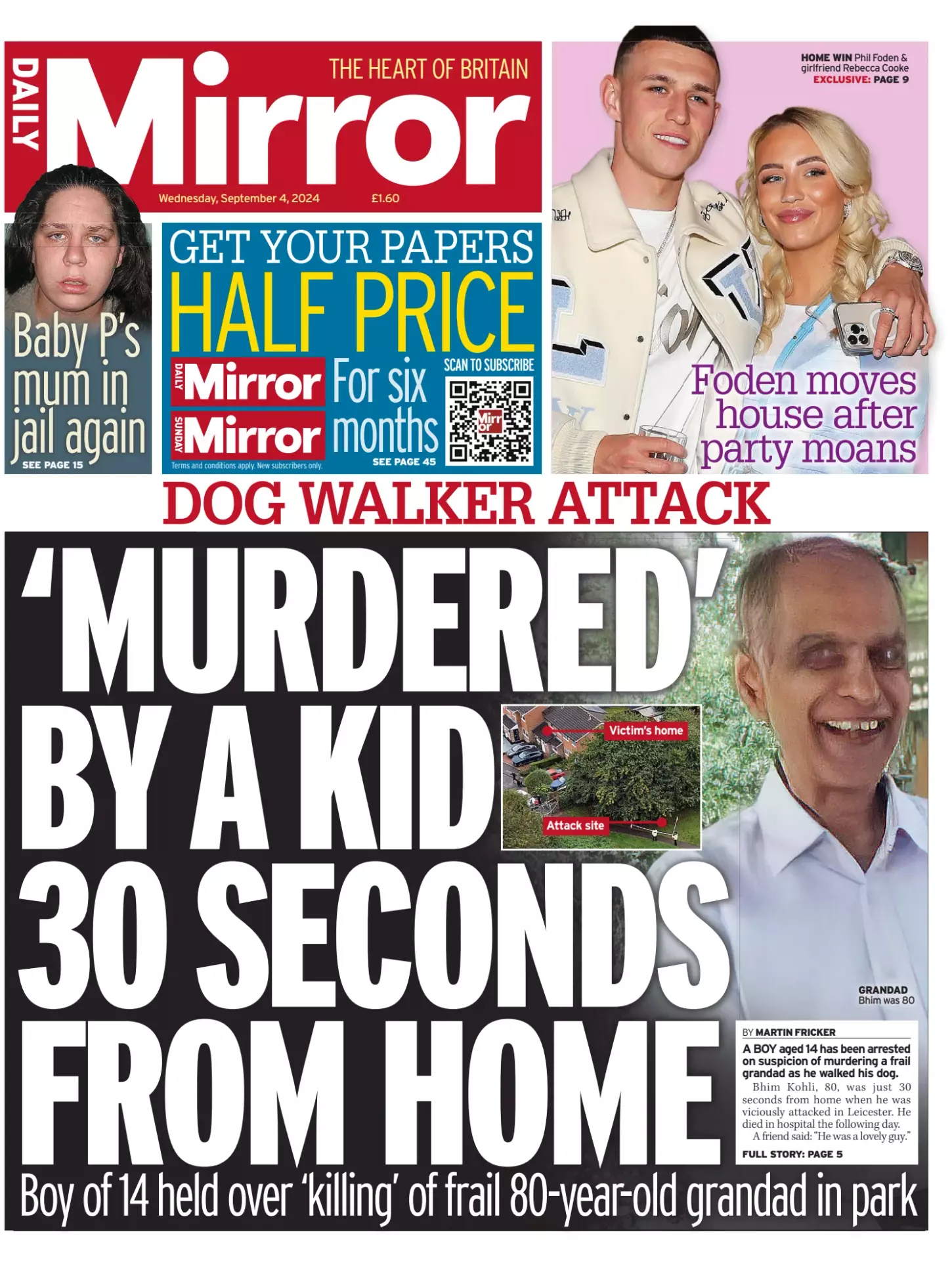 Prima-pagina-Daily Mirror-edizione-di-oggi-04-09-2024